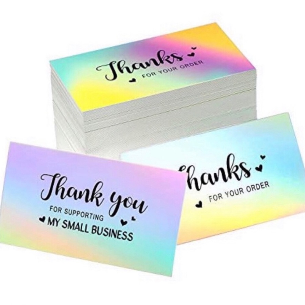 NEW Poshmark Packages "Thank you!" Gift Wrapping Shipping Supplies Set ~ 6 Items - Picture 4 of 11